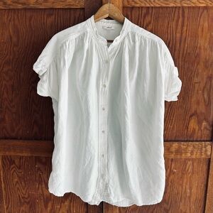 Wilfred White Oversized Button-Down Shirt